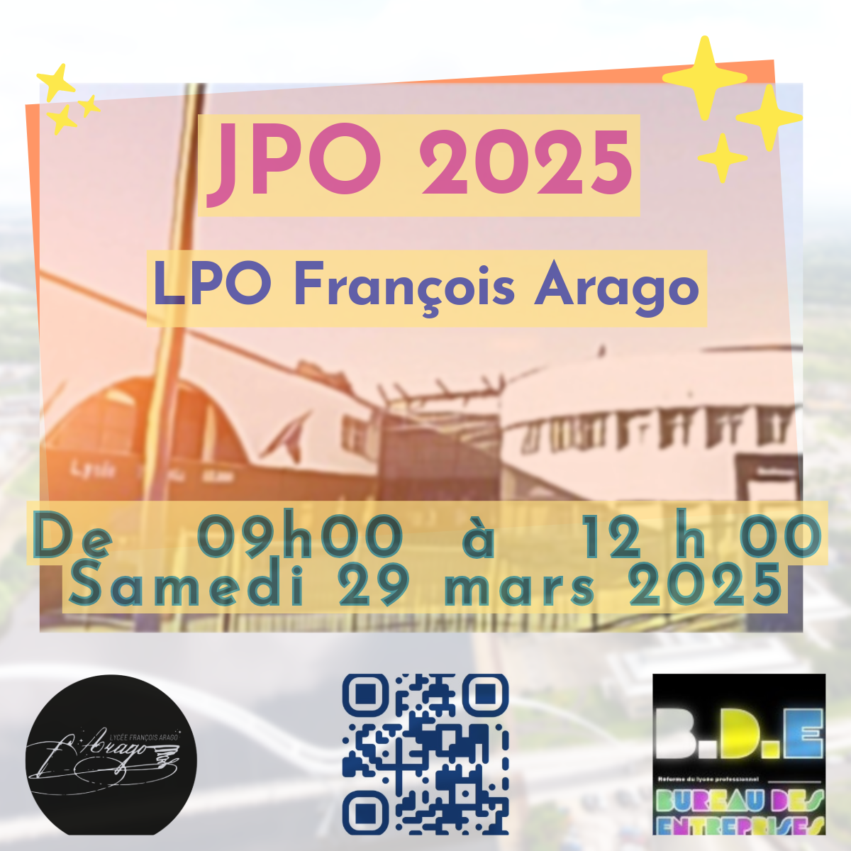 Journée Portes Ouvertes JPO François Arago 2025